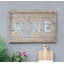 Décoration murale encadrée en bois vieilli