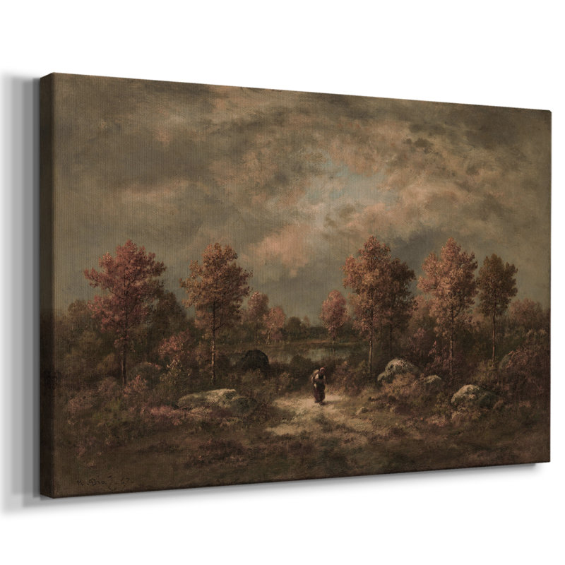 Paysages rétro-DLxxxi - Cavas enveloppés de galerie, 12 x 18