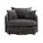 Modern 46.1" Swivel Chair Oversized Single Sofa Armchairs With 3 Pillows-1791824281