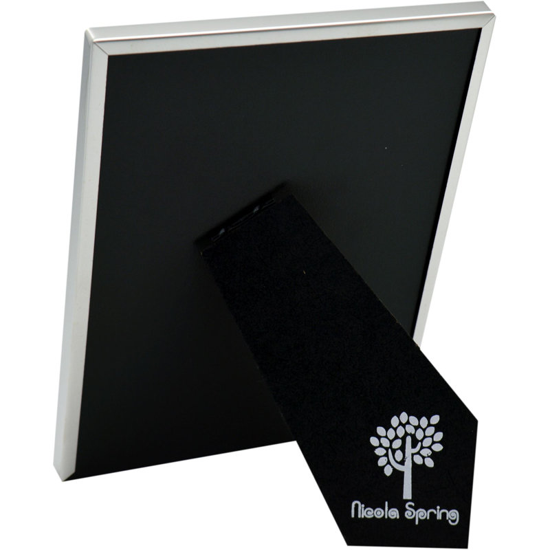 Nicola Spring - Metal Photo Frames, Black/Silver, 20.5cm H x 15.5cm W x 1cm D