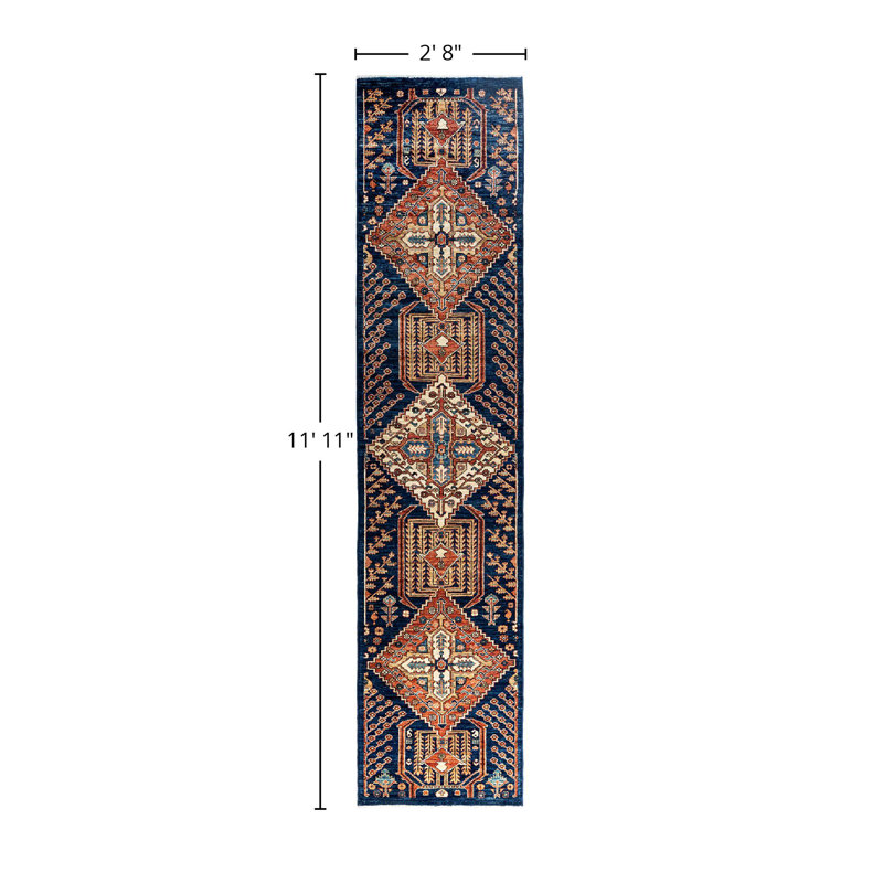 Serapi One-of-a-Kind 2' 8" X 11' 11" Hand Knotted Area Rug