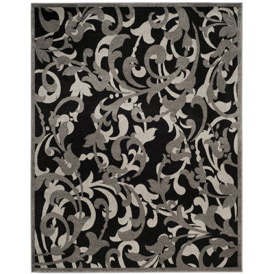 Tapis gris anthracite / gris clair Ammundsen
