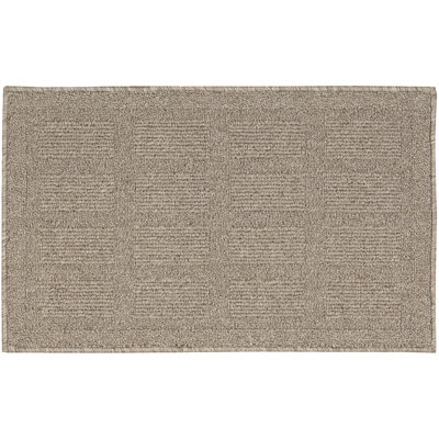 Tapis taupe touffeté à la main Seema