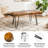 Handcrafted Live Edge Solid Wood Slab Hairpin Leg Coffee Table