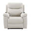 Fauteuil inclinable électrique poli en microfibre-1080643672