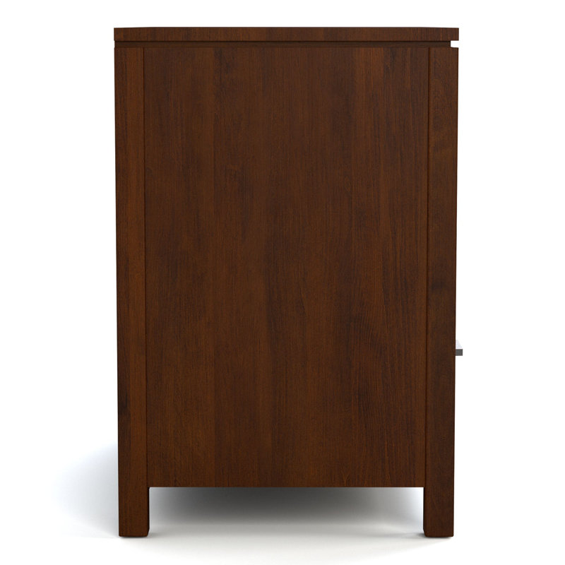 Dwyer One-Drawer File With Hutch, Bronze