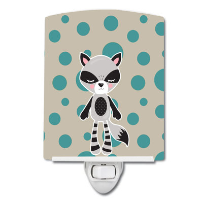 Raccoon 2 Ceramic Night Light