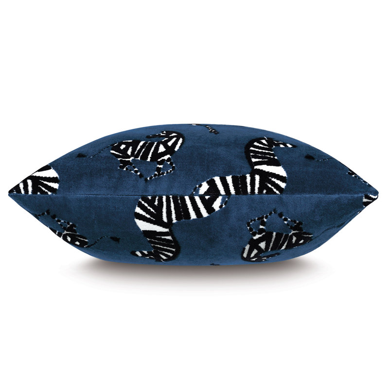 Housse et insert de coussin décoratif zèbre Boutique Tenenbaum, Pacifique