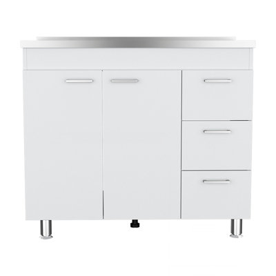 Évier utilitaire Kisco, cuisine, blanc