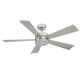 Wynd 5 - Blade Outdoor /Indoor Smart Ceiling Fan with Remote Control and LED Light Kit Included, Works With Alexa and iOS or Android App