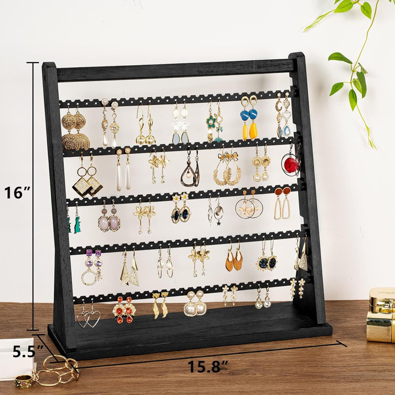 Présentoir à bijoux, Noir
