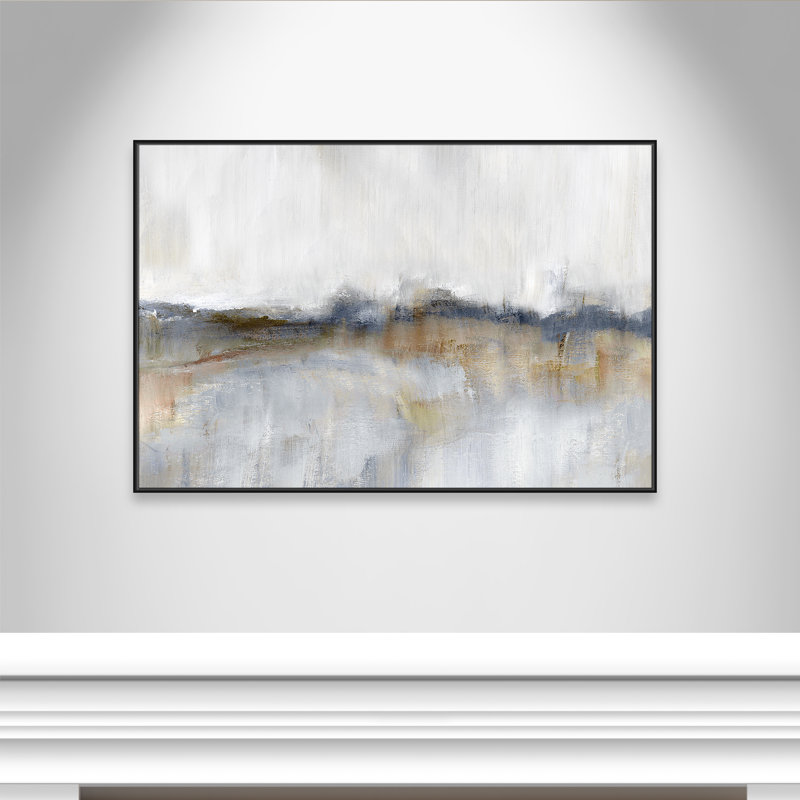 Autumnal Tide by Nan - Floater Frame Print on Canvas, Black Framed, 41.5'' H x 61.5'' W x 2'' D