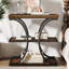 Table de bout à 3 niveaux et table d'appoint en bois avec rangement