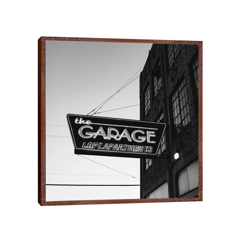 Downtown Okc II by Bethany Young - Print on Canvas, 66.04cm H x 66.04cm W x 3.81cm D, Classic Brown Wood Framed