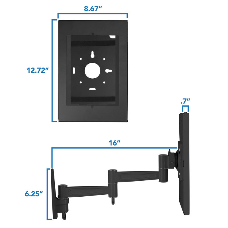 Système de fixation pour iPad, Noir