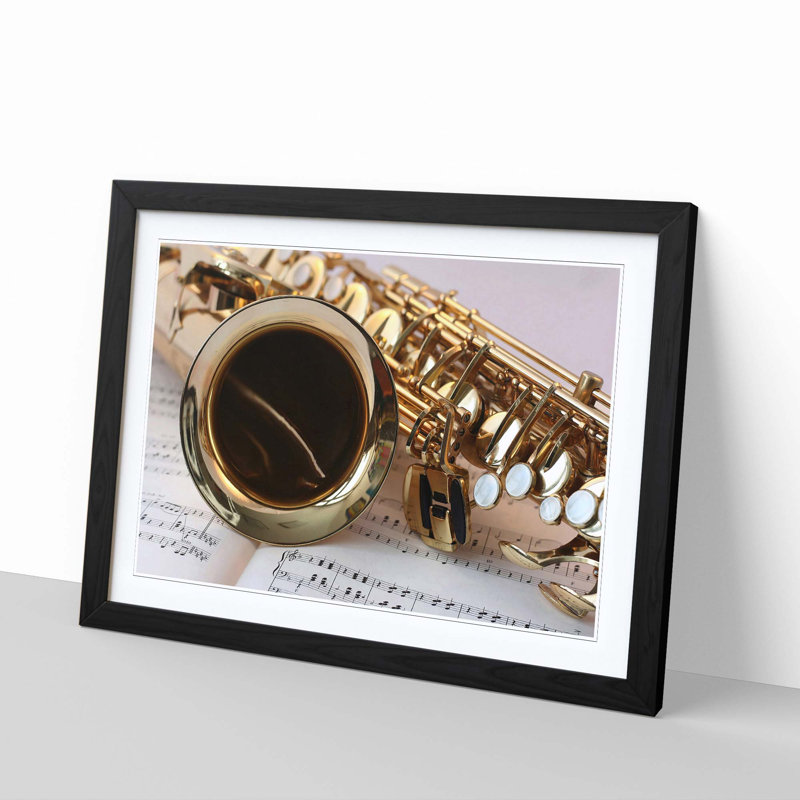 Single Picture Frame Print, Black