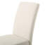 2 chaises de salle à manger rembourrées beiges - contemporain, base en bois de 2 chaises