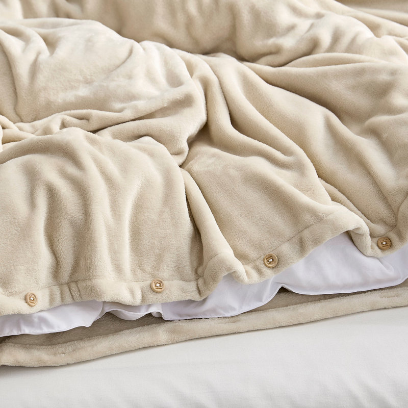 Thicker Than Thick - Coma Inducer Oversized Comforter with Cover, King Duvet Cover & Insert + 2 King Shams, Birch