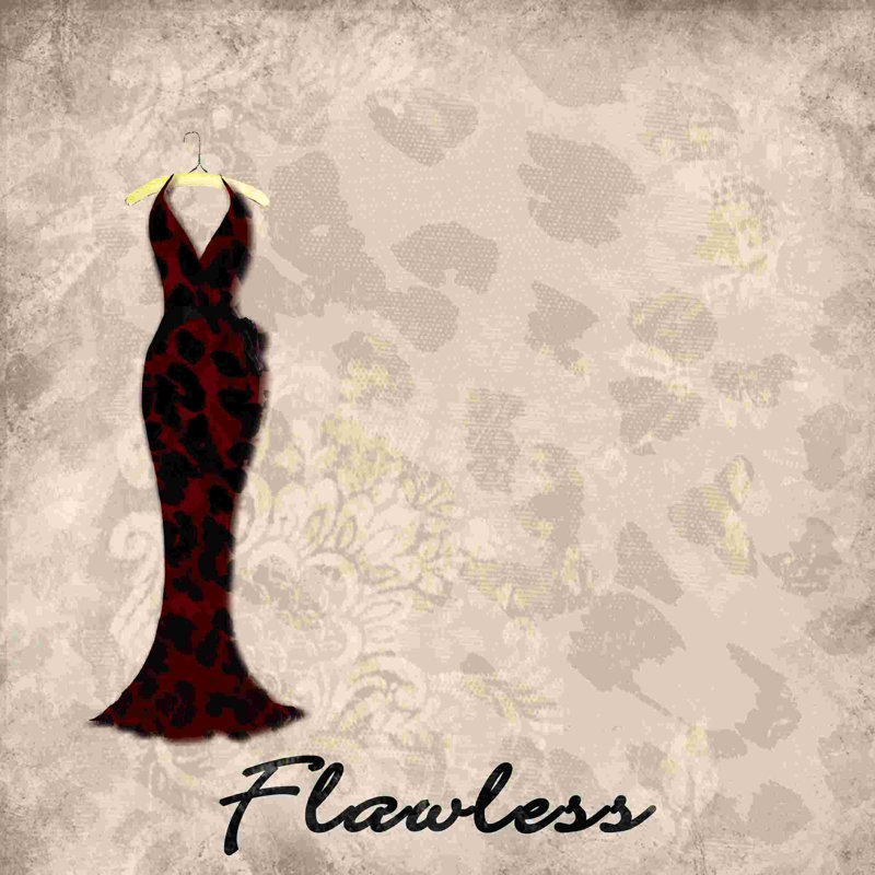 Dress Flawless - Wrapped Canvas Print, 20" H x 20" W