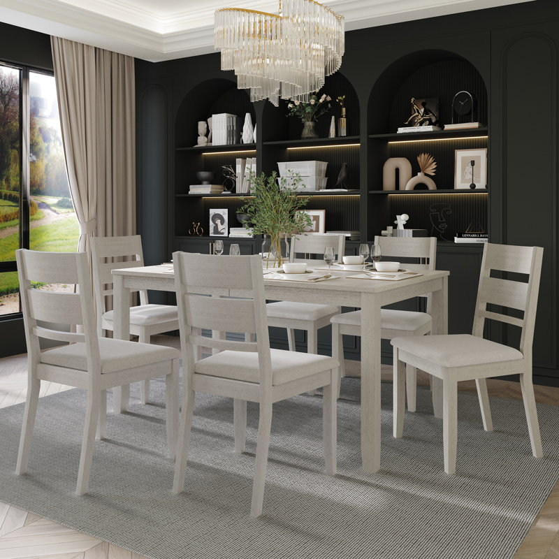 Ensemble repas 6 personnes Ocossio, Blanc