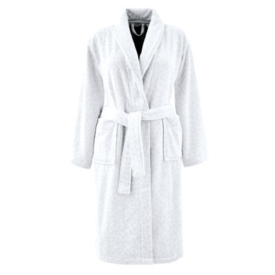 Koko Cotton Velour Mid-Calf Bathrobe with Pockets