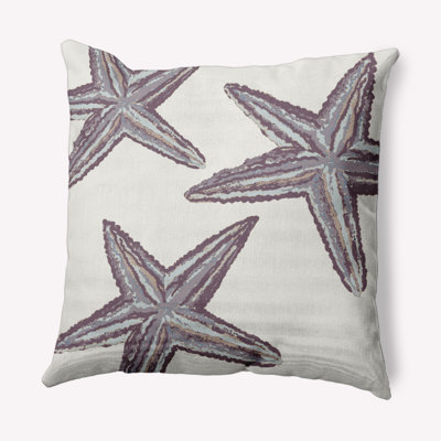 Coussin décoratif à imprimé plage et plage