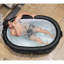 SaluSpa: baignoire gonflable Glacial Dip - 60 x 36 x 28 po, marbre noir, bain de glace, FortiFiber