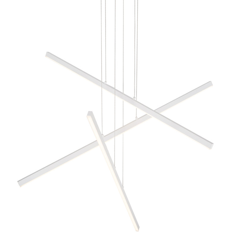 Luminaire suspendu pour îlot de cuisine Vega, Blanc