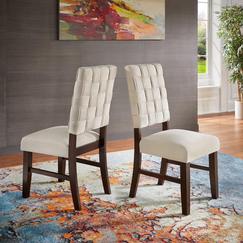 Chaises de salle à manger Lindo, Beige