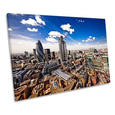 Cityscape London Skyline - Wrapped Canvas Print