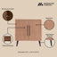 Armoire d'appoint cannelée 31 po Jodie-1134568897