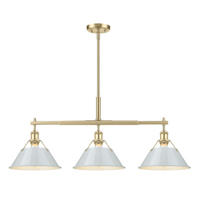 Weatherford 3 - Light Kitchen Island Pendant