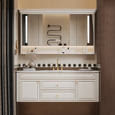 American retro style bathroom cabinet
