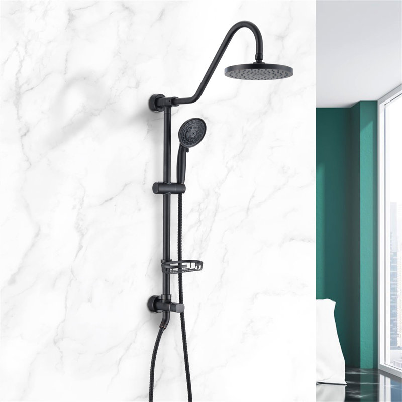 Système de douche complet avec valve brute