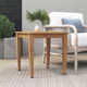 Nichols 20'' Teak Outdoor Side Table