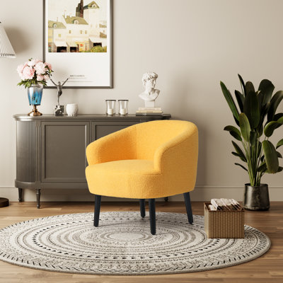 Jenosh 29'' Wide Barrel Chair