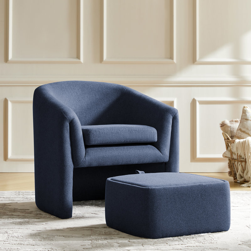 Fauteuil demi-tonneau Yeomans, Orange