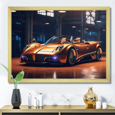 " Neon Italian Exotic Car "