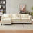 112.2" Sectional Cloud Couch, Modular Sectional Couches Sofa