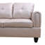 Canapé modulaire rembourré en L Milk Tea Latte-1594418518-1594423207