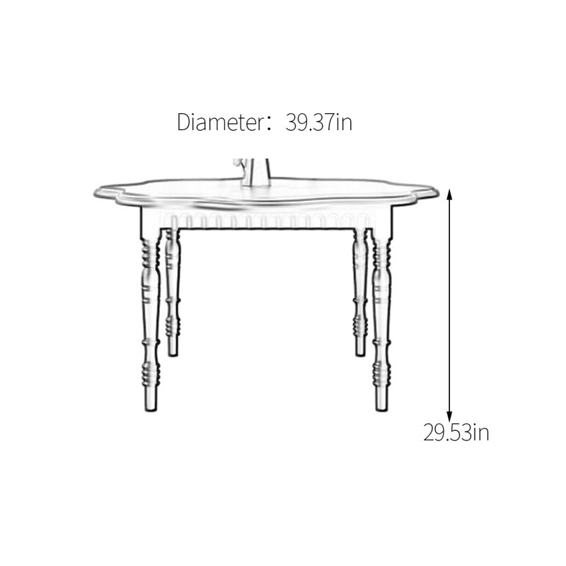 Elvyda, 29.53"H x 39.37"L x 39.37"W