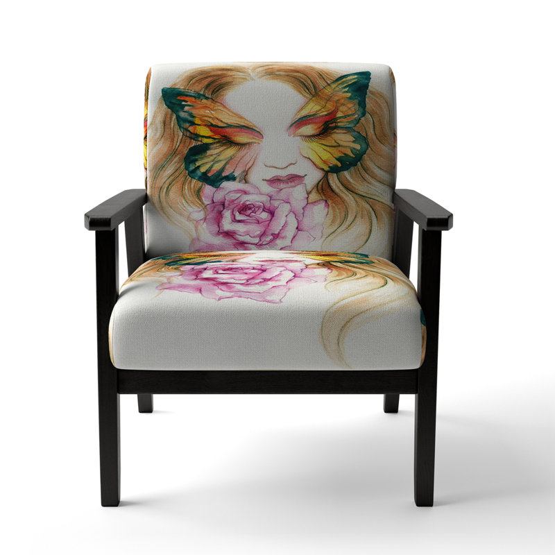 Fauteuil Jerimy, Mélange de polyester brun / mauve