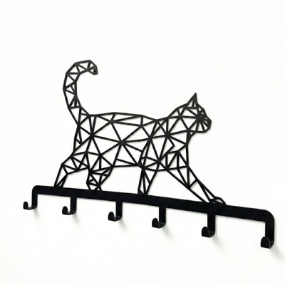 Geometric Cat Wall Mounted Ihssan
