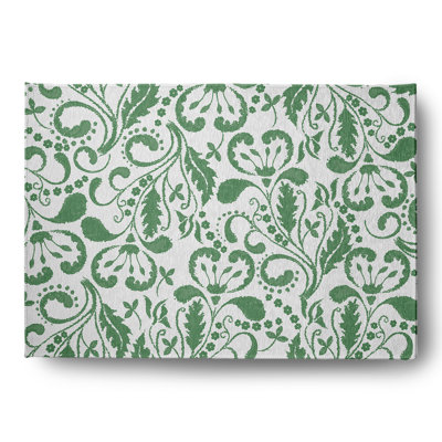 Chenille Floral Indoor Rug