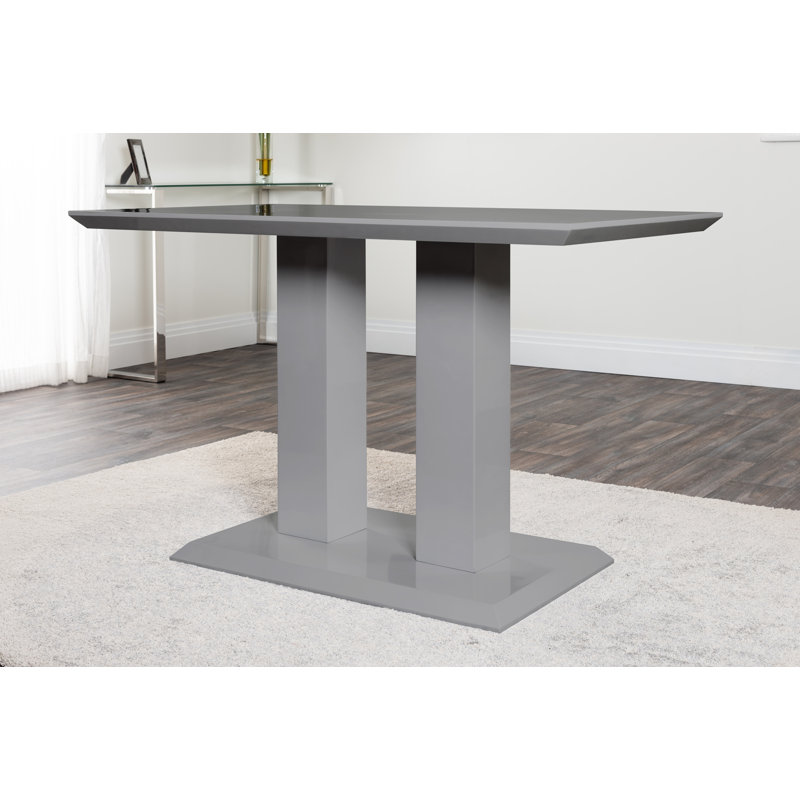 Eubanks Dining Table, Grey, 75cm H X 120cm W X 70cm D