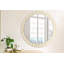 Huldar Glass Flat Wall Mirror