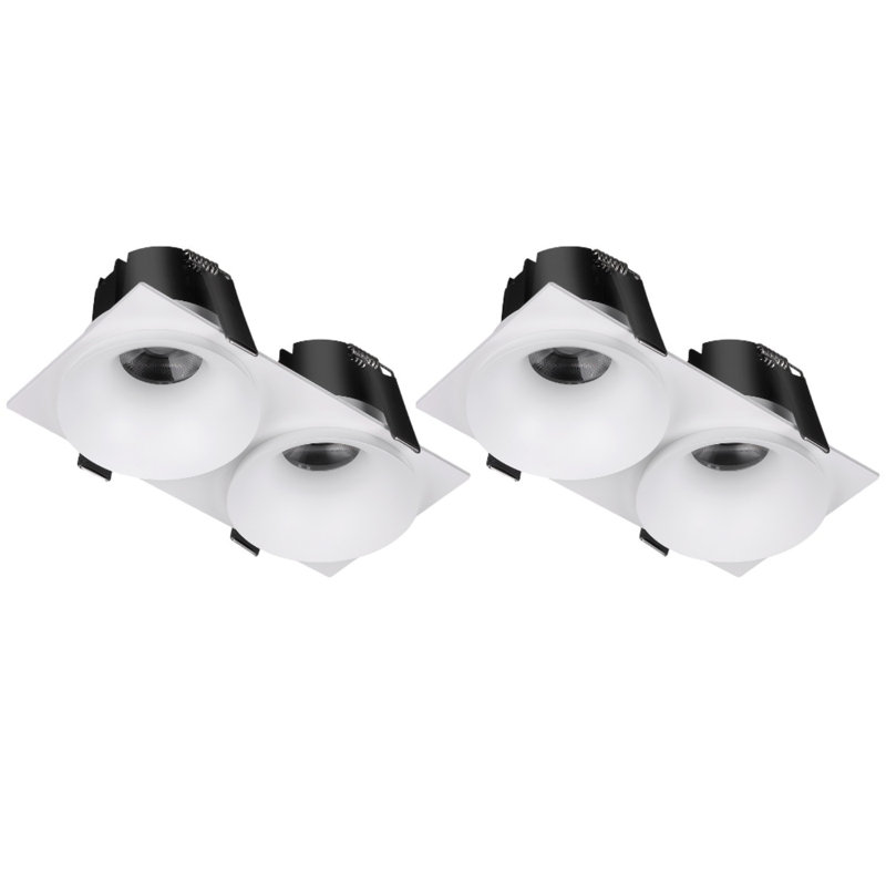 Éclairage encastré 5CCT à DEL 3 pouces avec caisson en J, plafonnier sans garniture de 12 W