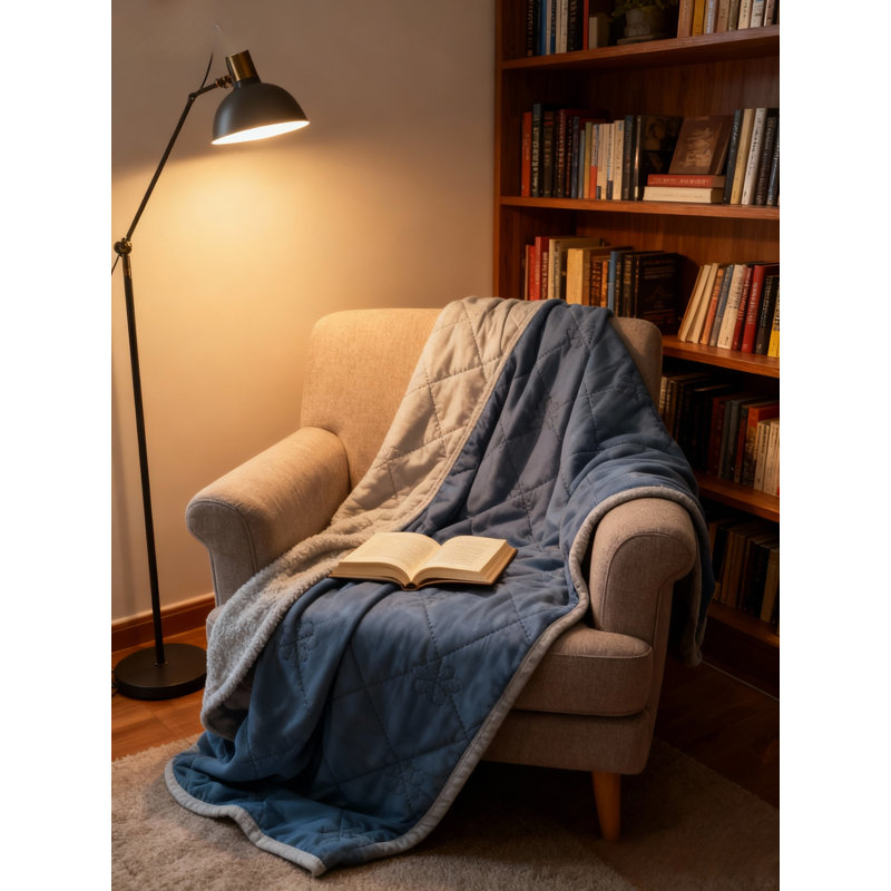 Wesleeper Cooling Blanket, Blue, Throw