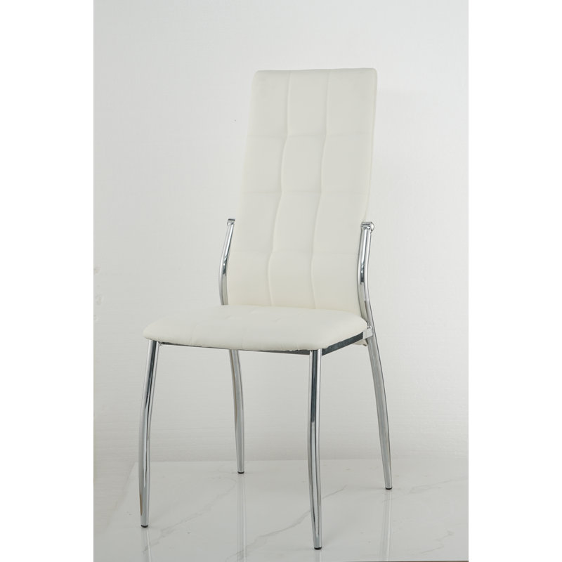Chaise d'appoint Keriona, Blanc