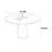 Solid Wood Round Dining Table-109751666